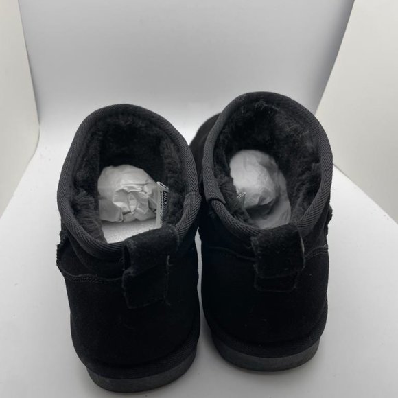 CUSHIONAIRE Women's COZY pull on boot Black 9 - Picture 4 of 6